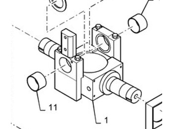 Axle and parts CASE