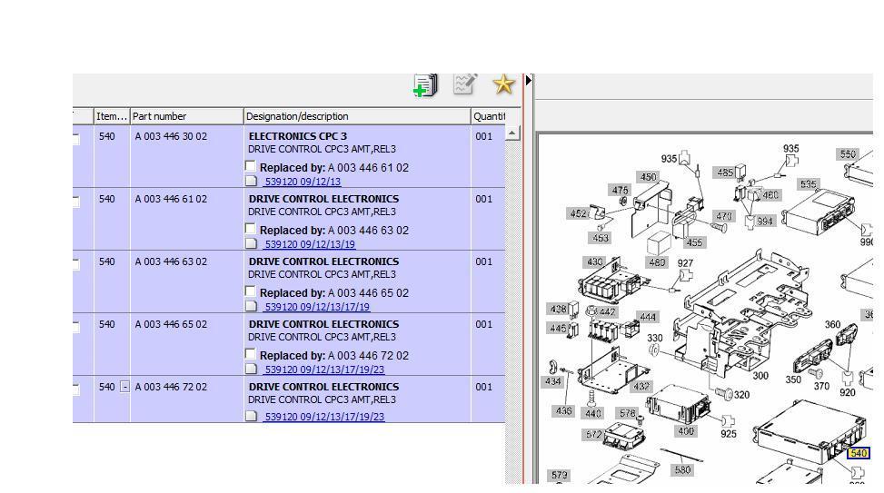 ECU for Truck DRIVE CONTROL CPC3 ELECTRONICS ACTROS MP4: picture 5