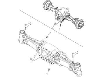 Axle and parts NEW HOLLAND