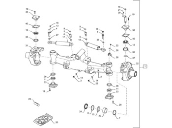 Axle and parts NEW HOLLAND