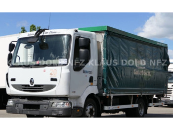 Curtainsider truck RENAULT Midlum 190