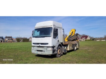 Crane truck RENAULT Premium 320